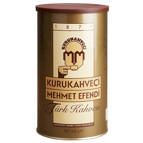 Kurukahveci Mehmet Efendi Türk Kahvesi Teneke Kutu 500 gr