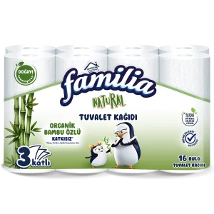 FAMILIA NATURAL TUVALET KAĞIDI 3 KATLI