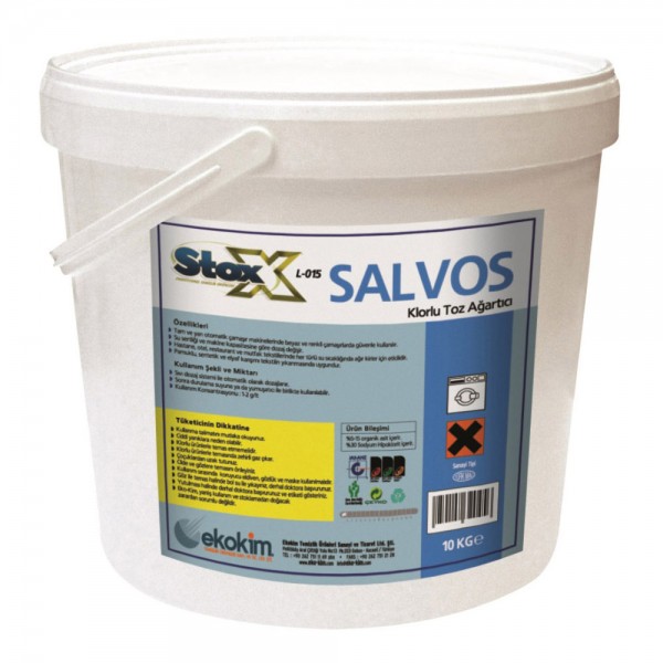 Stox Salvos Klorlu Toz Ağartıcı. 10 Kg