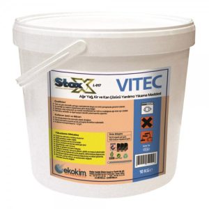 Stox Vitec Ağır Yağ, Kir ve Kan Çözücü Yardımcı Yıkama Maddesi 10 Kg
