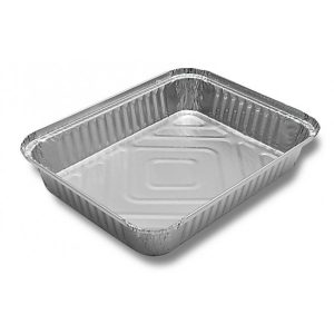 1500 Gr Alüminyum Gıda Kabı 100 Adet + Kapak