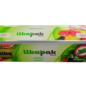 İlka Pak Wrap Streç Film 30 x 100 Mt 9 Mic Kayar Bıçaklı