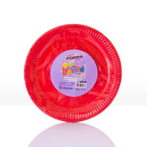 Parti Karton Tabak Renkli 23 cm ( 192 Adet )