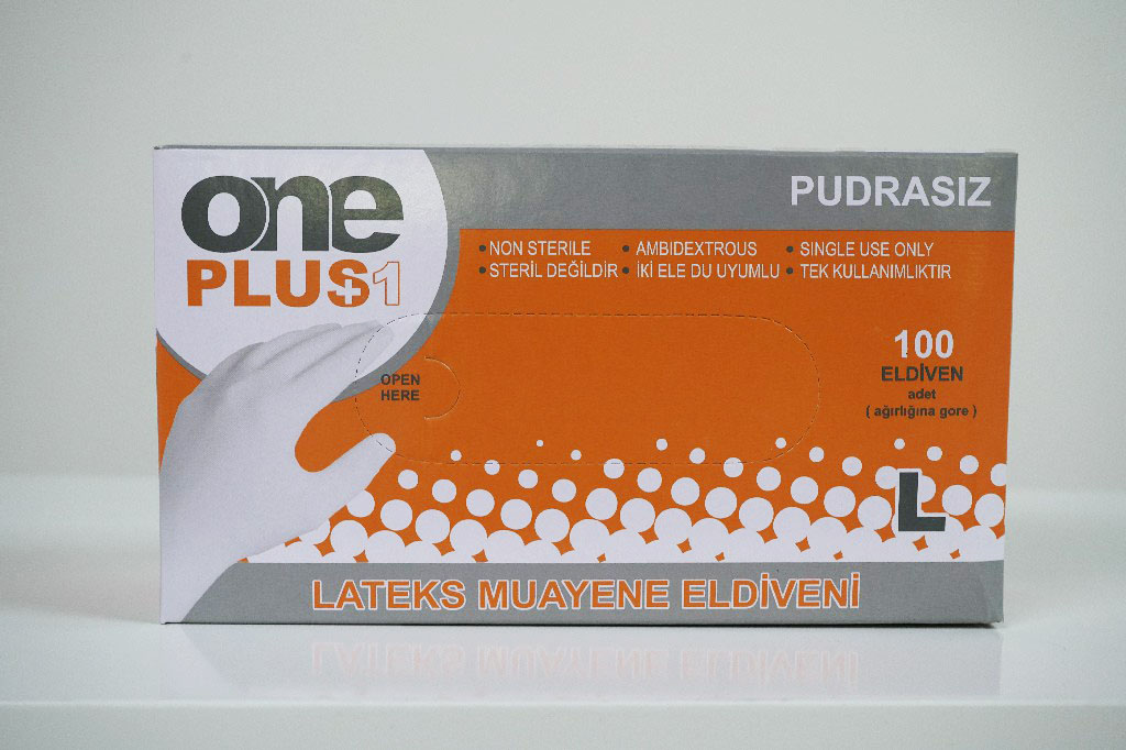 Lateks Muayene Eldivenleri Pudrasız S Beden - Görsel 3