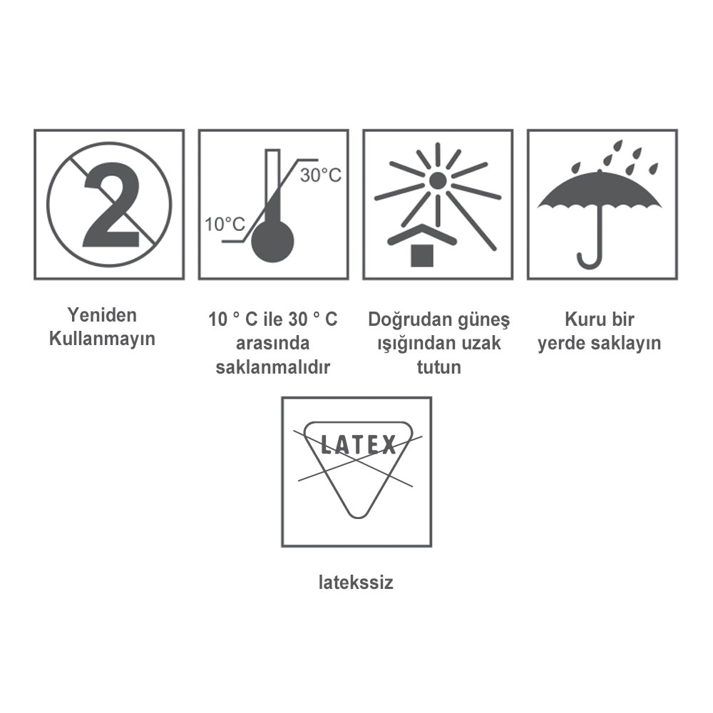 Nitril Pudrasız Muayene Eldiveni Mavi S Beden - Görsel 6