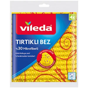 Vileda Tırtıklı Temizlik Bezi 4’lü Paket