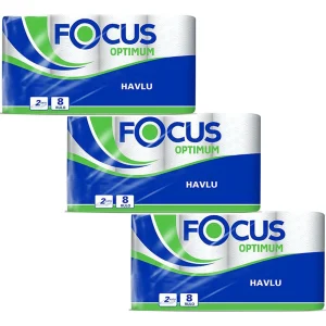 Focus Optimum Rulo Havlu 8×3’lü 24’lü