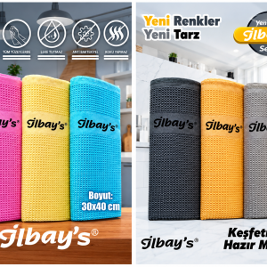 İlbay's Ithal Orijinal Mikrofiber Temizlik Bezi (40X60)