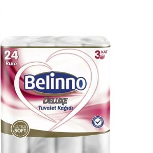 Belinno Deluxe Tuvalet Kağıdı 3 Katlı 24 Rulo x 3 Paket