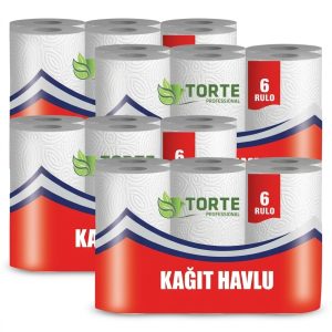 Torte Ev Tipi Kağıt Havlu 24'lü Paket 2 Katlı
